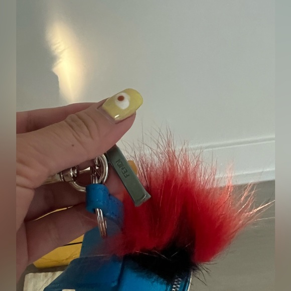 Fendi multicolor micro monster bagpack bag charm - Picture 2 of 5
